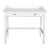 Crate & Barrel White Writing Desk With Drawer For Sale