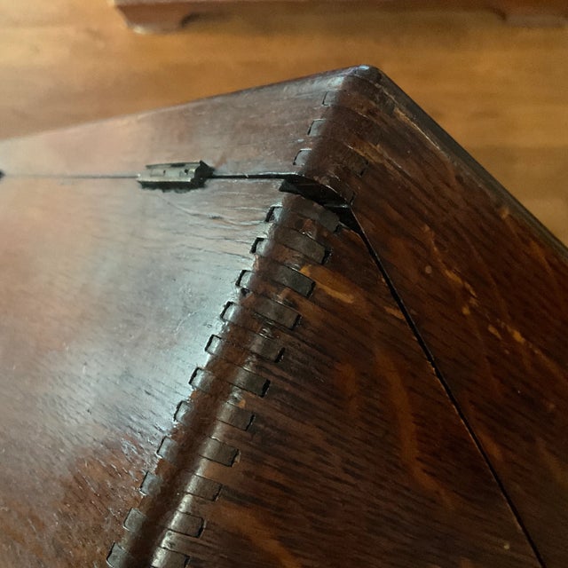 Early 20th Century Wood Box -Smiths Office Company Letter Box For Sale - Image 10 of 10