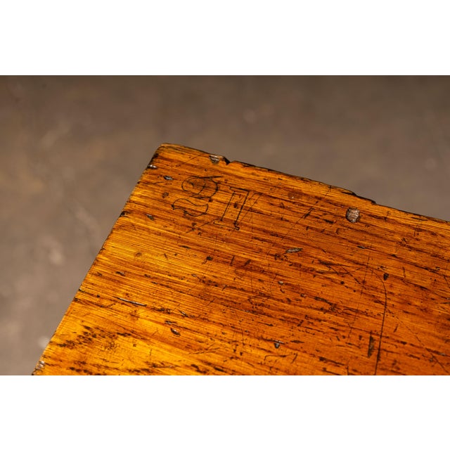 Antique Arts and Crafts Quarter-Sawn Oak Slant-Front Flat-File Cabinet For Sale - Image 10 of 17