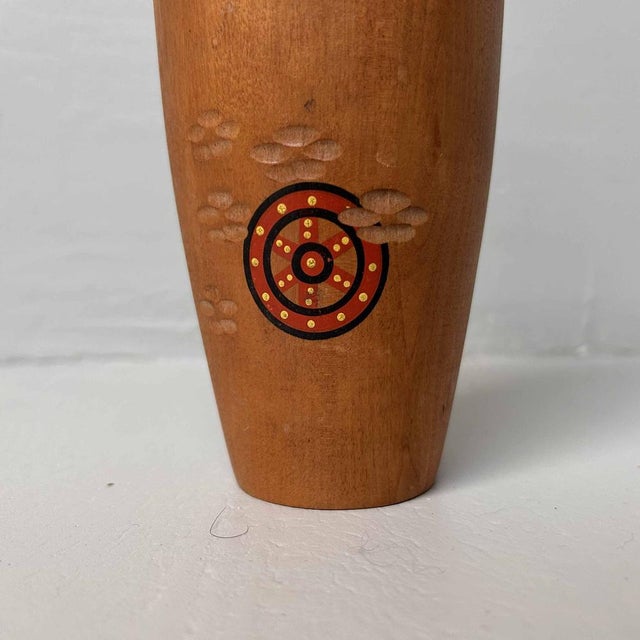 Wood Vintage Sosaku Kokeshi by Misui, Japan, 1960s For Sale - Image 7 of 16