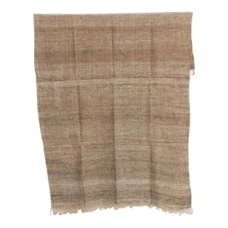 Organic Peace Silk Throw, Brown Clay For Sale