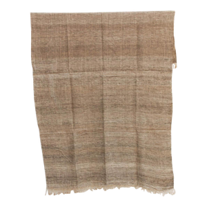 Organic Peace Silk Throw, Brown Clay
