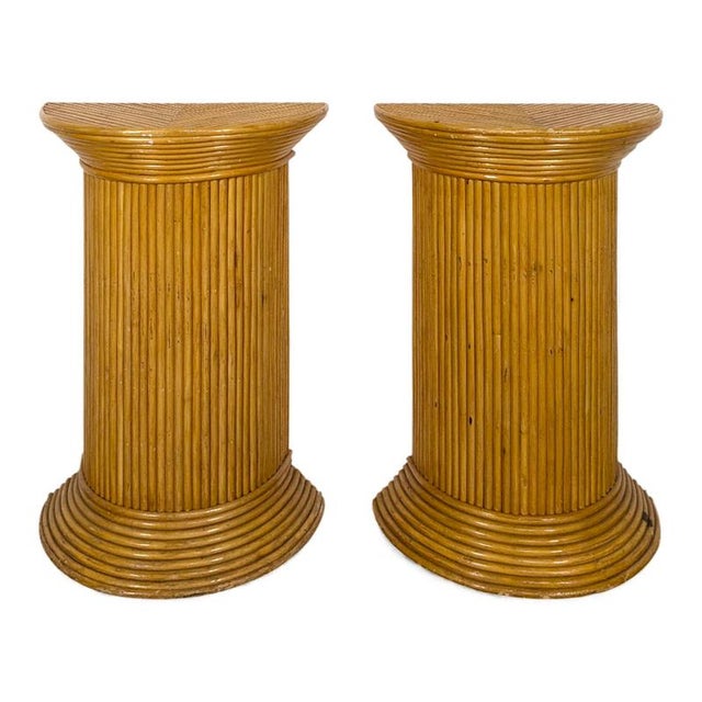 Split Bamboo Columns, Set of 2 For Sale - Image 6 of 6