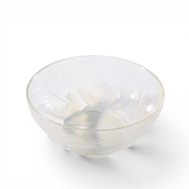 Late 20th Century Lalique Art Deco Calypso Glass Bowl For Sale - Image 5 of 7