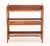 Victorian Mahogany Rectangular Dumb Waiter, late 19th century, three shelves, the central shelve with two short drawers...
