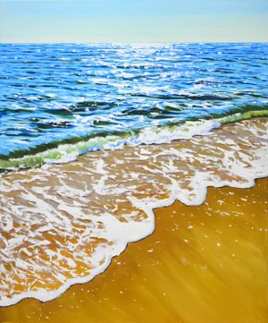 "Favorite Sea 2." Original Contemporary Painting