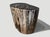 Andrianna Shamaris Ancient Petrified Wood Side Table For Sale - Image 4 of 6