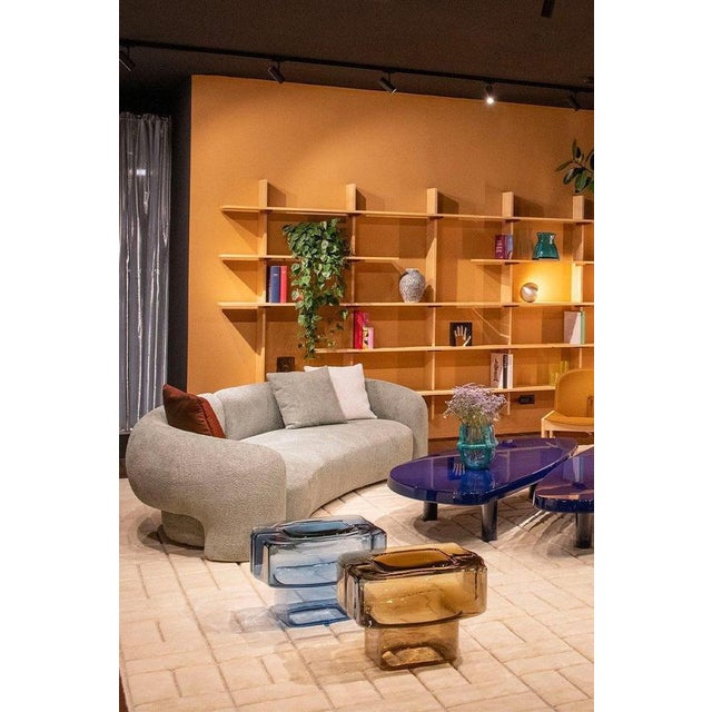 Fluid Joinery Glass Side Tables by Linde Freya Tangelder for Cassina, Set of 3 For Sale - Image 16 of 18