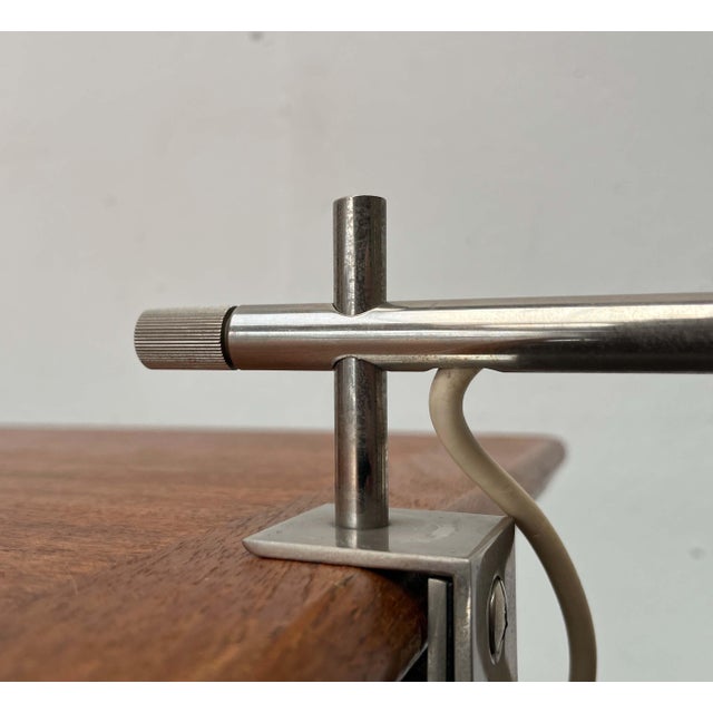 Black Mid-Century Modern German Clamp Lamp from Beisl, 1960s For Sale - Image 8 of 18