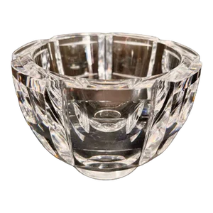 Mid-Century Simon Gate for Orrefors "Thousand Windows" Crystal Bowl, Signed