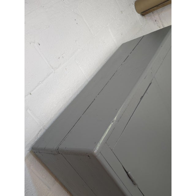 Curved Workshop Locker in Wood, 1950s For Sale - Image 9 of 18