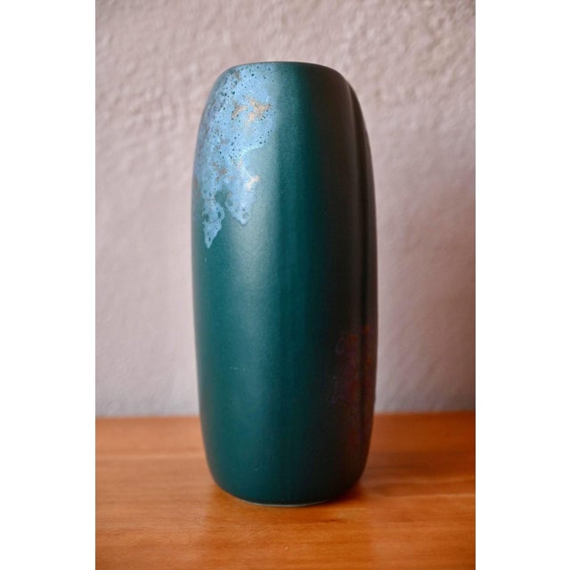 1970s Fat Lava Floor Vase in Stoneware, West Germany, 1970s For Sale - Image 5 of 9