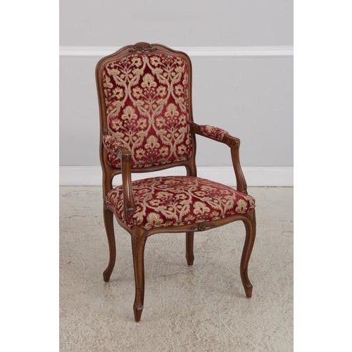 Age: Approx: 50 Years Old Details: Walnut Finish Fine Carved Details High Quality Construction Queen Anne Legs & Pad Feet...