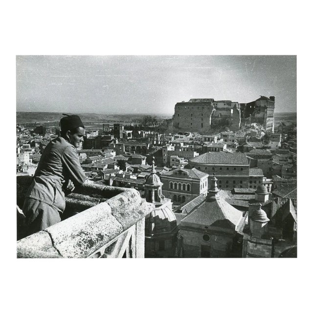 Alcazar in Ruins Civil War Portfolio of 5 Prints, Toledo, Spain, 1936 For Sale