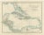 Map of the West India Islands and Central America, 1903 For Sale - Image 10 of 10