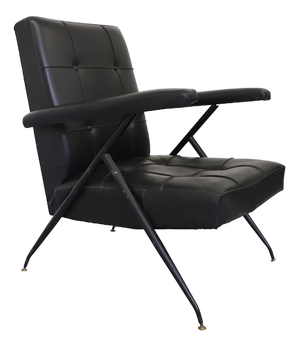 Italian Lounge Chair from Silvio Cavatora, 1950s