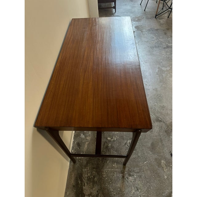 Wood Danish Teak Desk, 1950s For Sale - Image 7 of 14