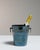 Mid 20th Century France Charcoal Silver Ice Bucket For Sale In Greensboro - Image 6 of 13