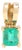 0.30ctw Emerald Solitaire Pendant, 18k Yellow Gold, Length 12.8 Mm For Sale