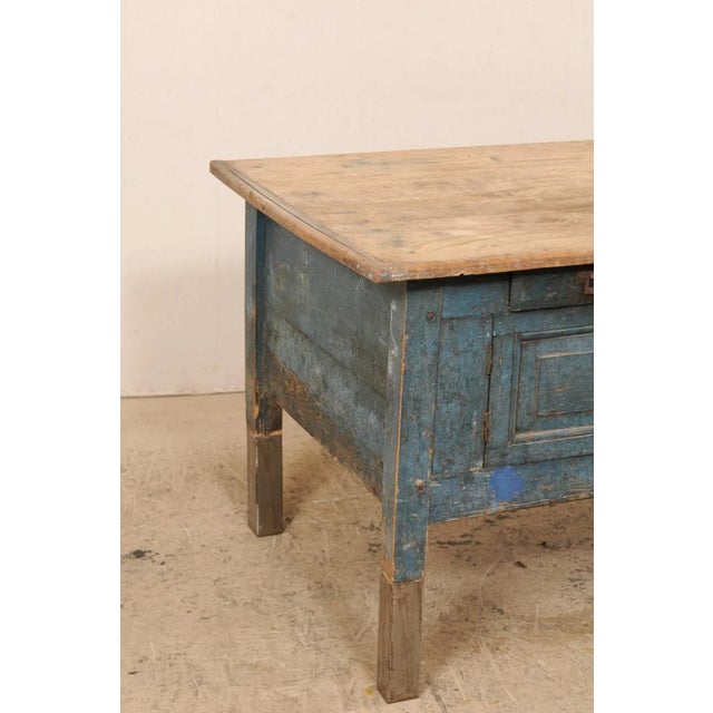 19th Century European Table Top Cabinet with Great Storage For Sale In Atlanta - Image 6 of 11