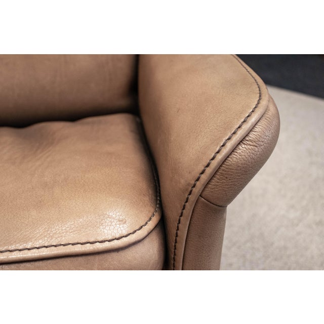 Lounge Chairs with Ottoman from de Sede, Switzerland, 1960s, Set of 3 For Sale - Image 10 of 16