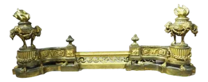 Golden Bronze Fireplace Front