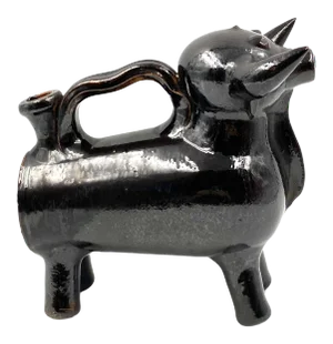 1970s French Mediterranean Style Bull Shaped Jug Sculpture