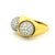 Vintage Tiffany & Co. Paloma Picasso 18k Gold Platinum Diamond Bypass Ring, Size 7.75 For Sale - Image 9 of 14