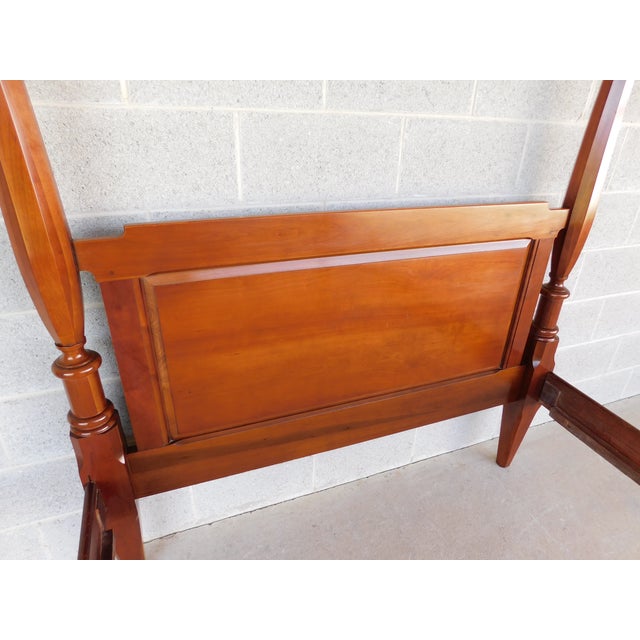 John Wanamaker NY Shaker Cannon Ball Pencil Poster Cherry Full Size Poster Bed Shaker Pencil Poster Style, Cherry Wood...