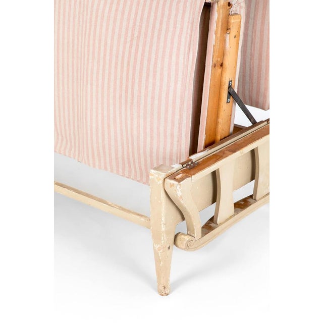 Antique Gustavian Sofa in Pink Linen, 1890s For Sale - Image 11 of 17