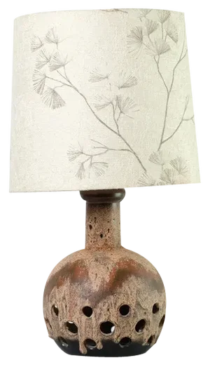 Mid-Century Studio Ceramic Table Lamp, 1960s