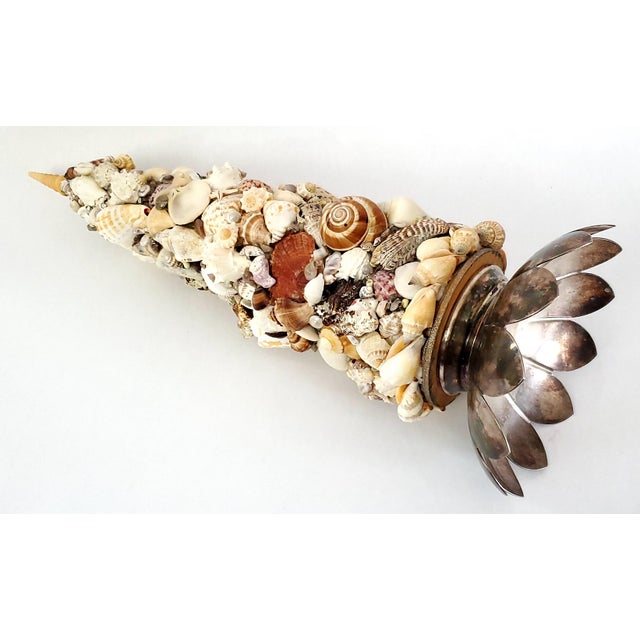 Sculpture Topiary Seashell Shell Christmas Tree For Sale - Image 13 of 13