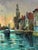 Oil Painting Ships Are Sailing to the Venice Pier Yuriy Suprunchuk For Sale - Image 9 of 11