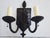 Metal Antique Spanish Revival Wrought Iron Wall Sconces - a Pair For Sale - Image 7 of 11