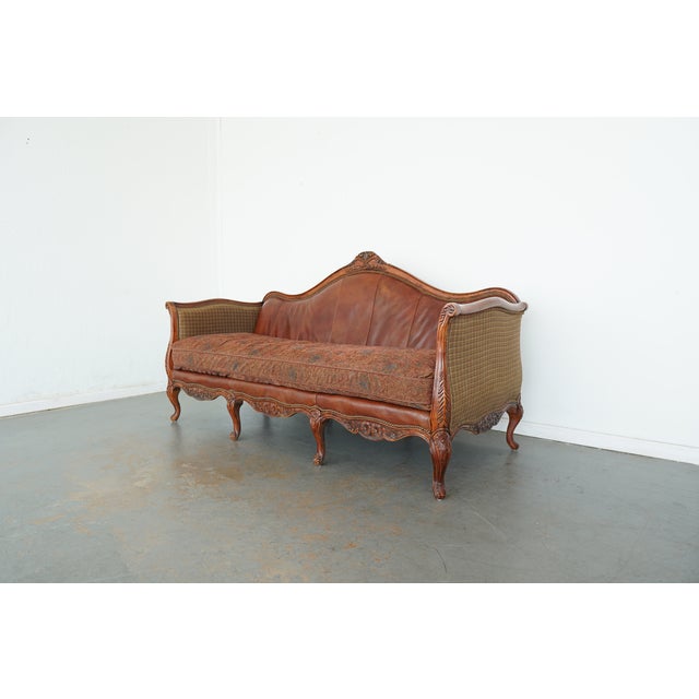 Louis XV–Style Carved Sofa For Sale - Image 4 of 16