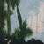 An antique Tonalist landscape painting by Arthur Wesley Dow, rendered in oil on board. This piece captures a serene and...