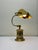 French Adjustable Bankers Desk Lamp in Brass, 1960s For Sale - Image 13 of 17