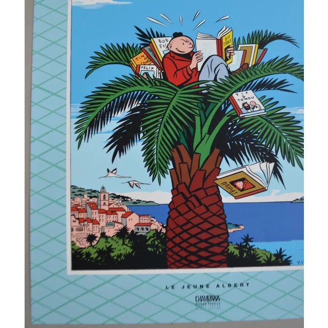 Yves Chaland, Le Jeune Albert en vacances, 1992, Screen Printing For Sale - Image 4 of 7