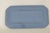 Ceramic Wedgwood Jasperware Blue Tray Rectangular Trinket Pin Dish Plate British 4683b For Sale - Image 7 of 14