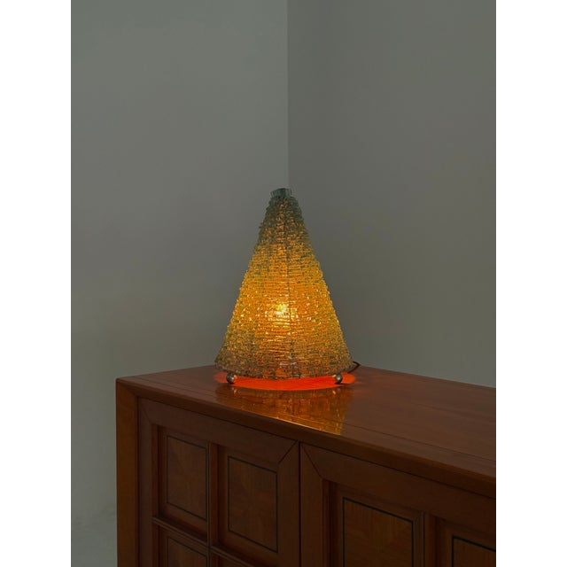 Vintage Tao Pyramide Lamp by Tesserine For Sale - Image 4 of 8