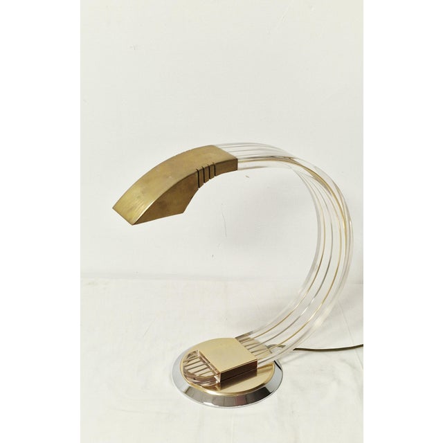 Vintage Italian Table Lamp, 1980s For Sale - Image 9 of 11