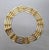 Silver Vintage 1980s Signed Givenchy Goldtone & Rhodium Plated Interlocking Links Collar Necklace For Sale - Image 8 of 11