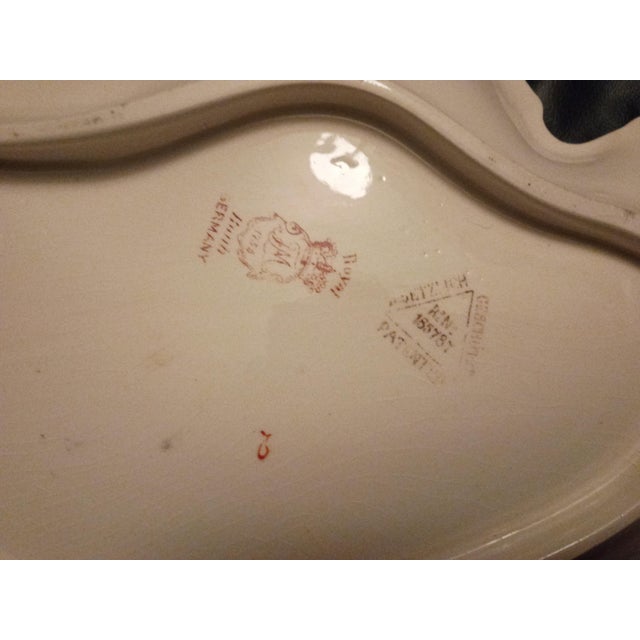 Stunning Antique Royal Bonn (Franz Anton Mehlem) Porcelain Centerpiece Bowl / Serving Dish This is an exceptional,...