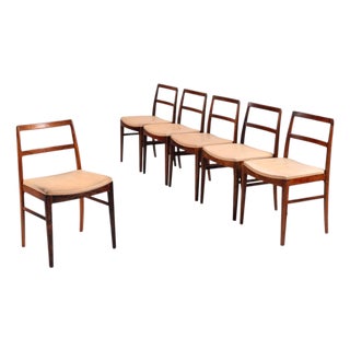Model 430 Dining Chairs in Rosewood by Arne Vodder for Sibast, 1960s, Set of 6 For Sale