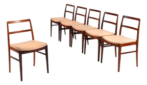 Model 430 Dining Chairs in Rosewood by Arne Vodder for Sibast, 1960s, Set of 6