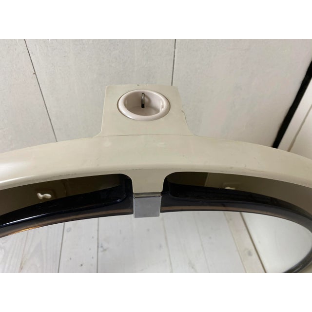 Pivoting and Lighted Oval Mirror from Allibert, 1970s For Sale - Image 9 of 14