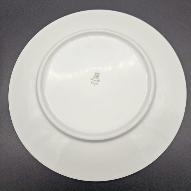 1920s Art Nouveau Porcelain Plates, 1920s, Set of 7 For Sale - Image 5 of 7