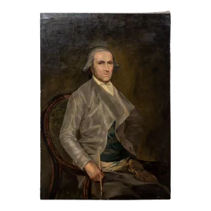 Antique Gaya Portrait Painting