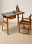 Wood Vintage Brown Wooden Desk, 20th Century For Sale - Image 7 of 9