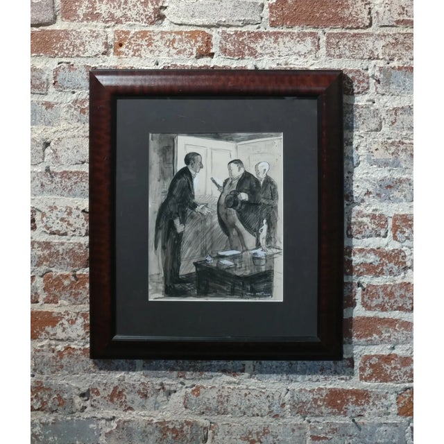 Carl Hugo Beetz "Gallery Back Room" Painting For Sale - Image 9 of 9